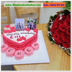 Combo Bánh Kem & Hoa Tươi - MM121